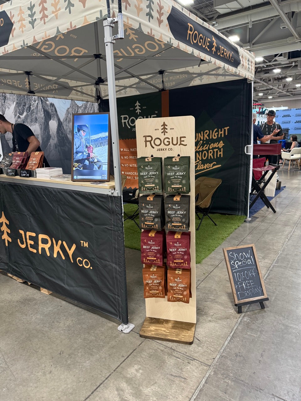 Rogue Jerky Co. Floor Display Package
