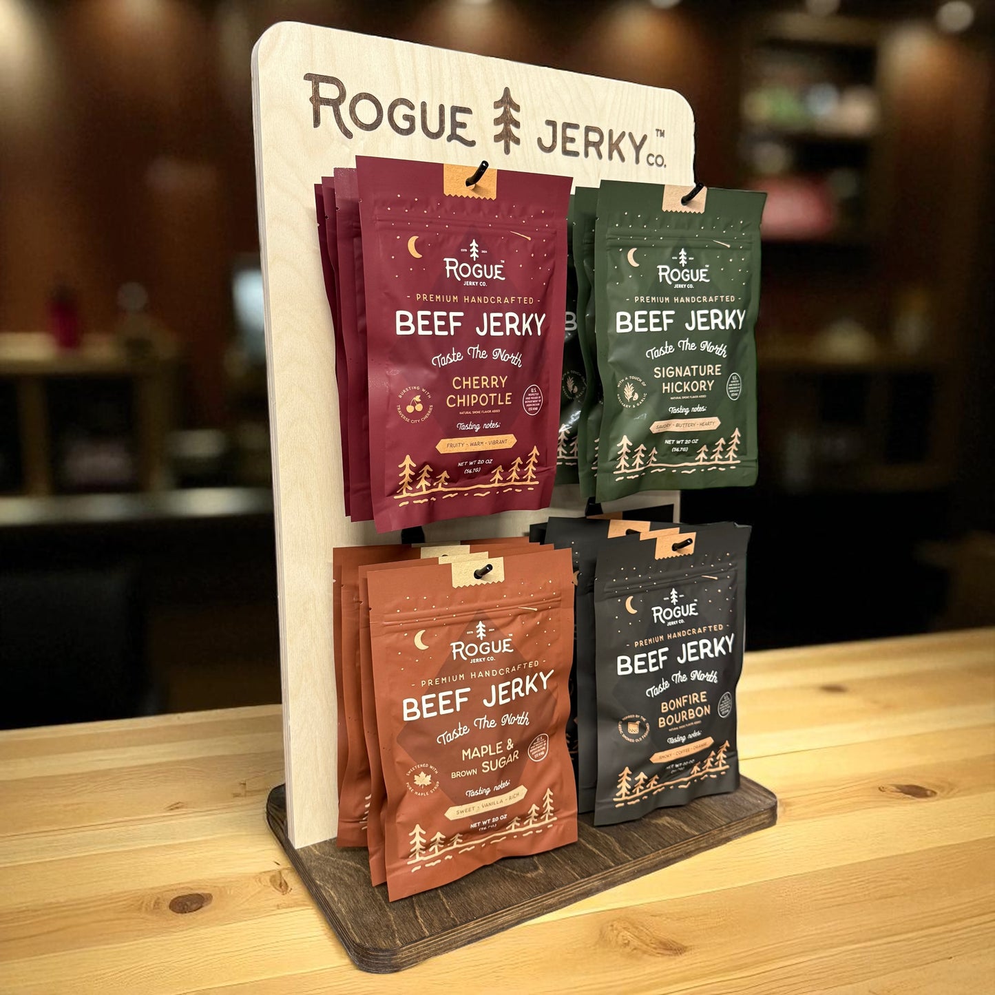 Rogue Jerky Co. Countertop Display Package