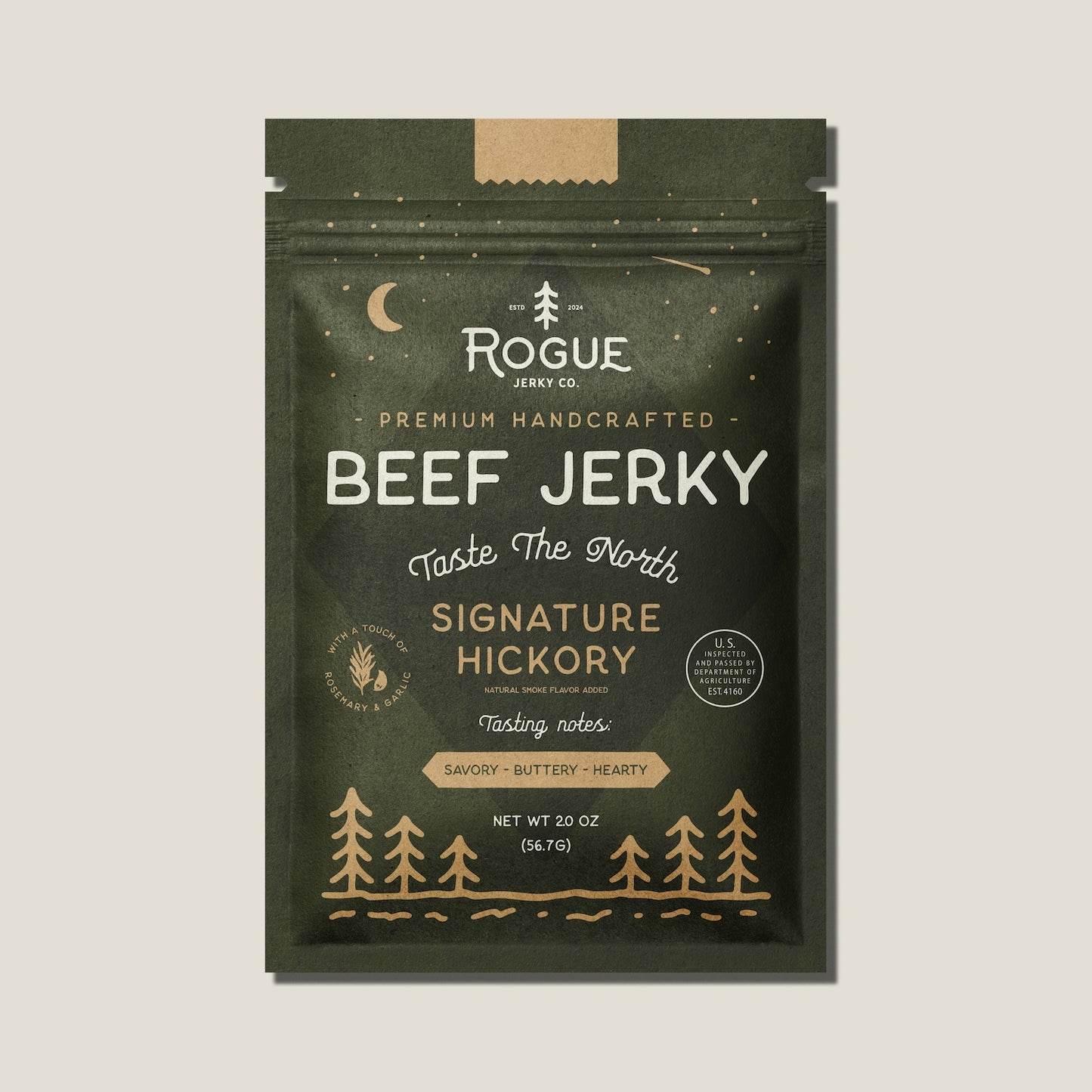 Rogue Jerky Co. Signature Hickory Beef Jerky