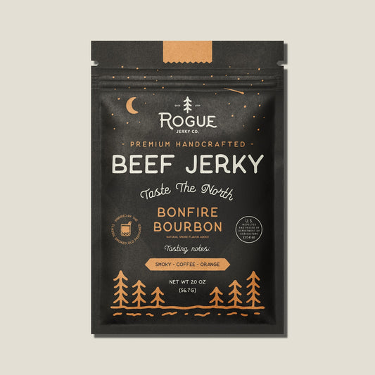 Rogue Jerky Co. Bonfire Bourbon Beef Jerky