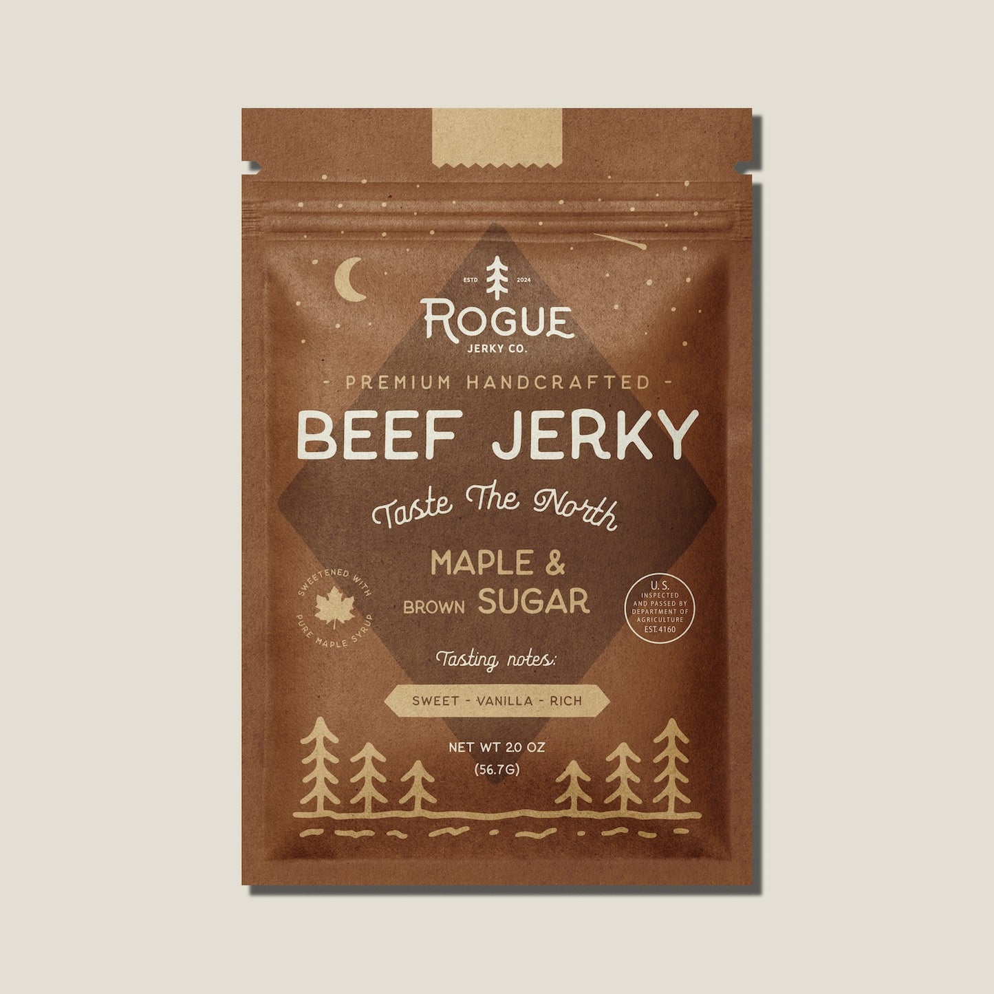 Rogue Jerky Co. Maple & Brown Sugar Beef Jerky