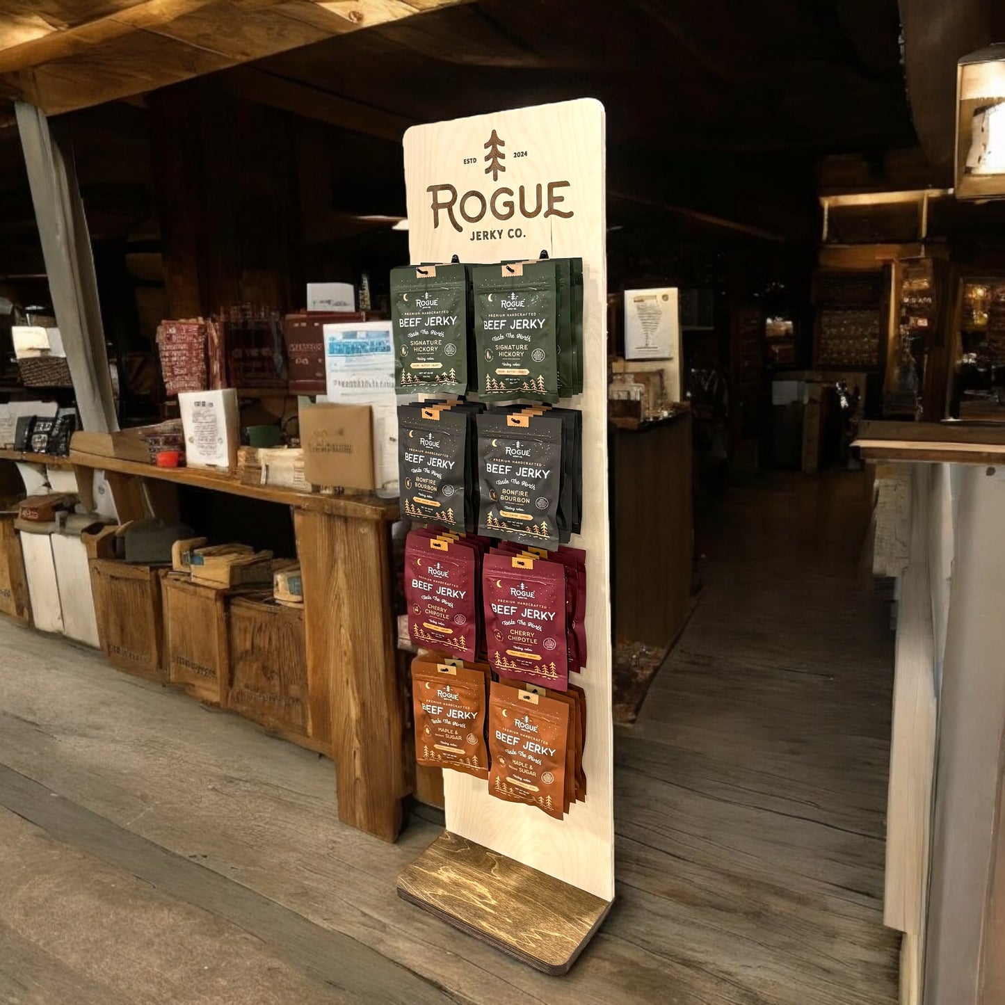 Rogue Jerky Co. Floor Display Package